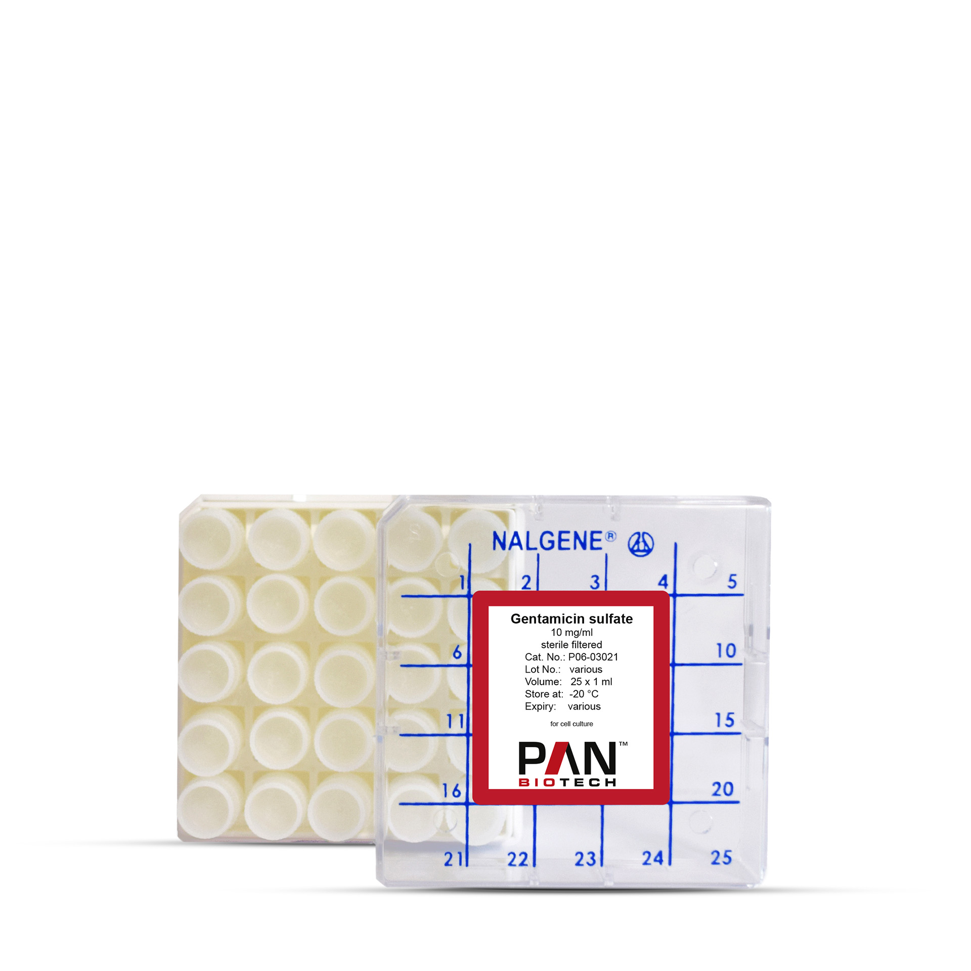 Gentamicin sulfate, 10 mg/ml