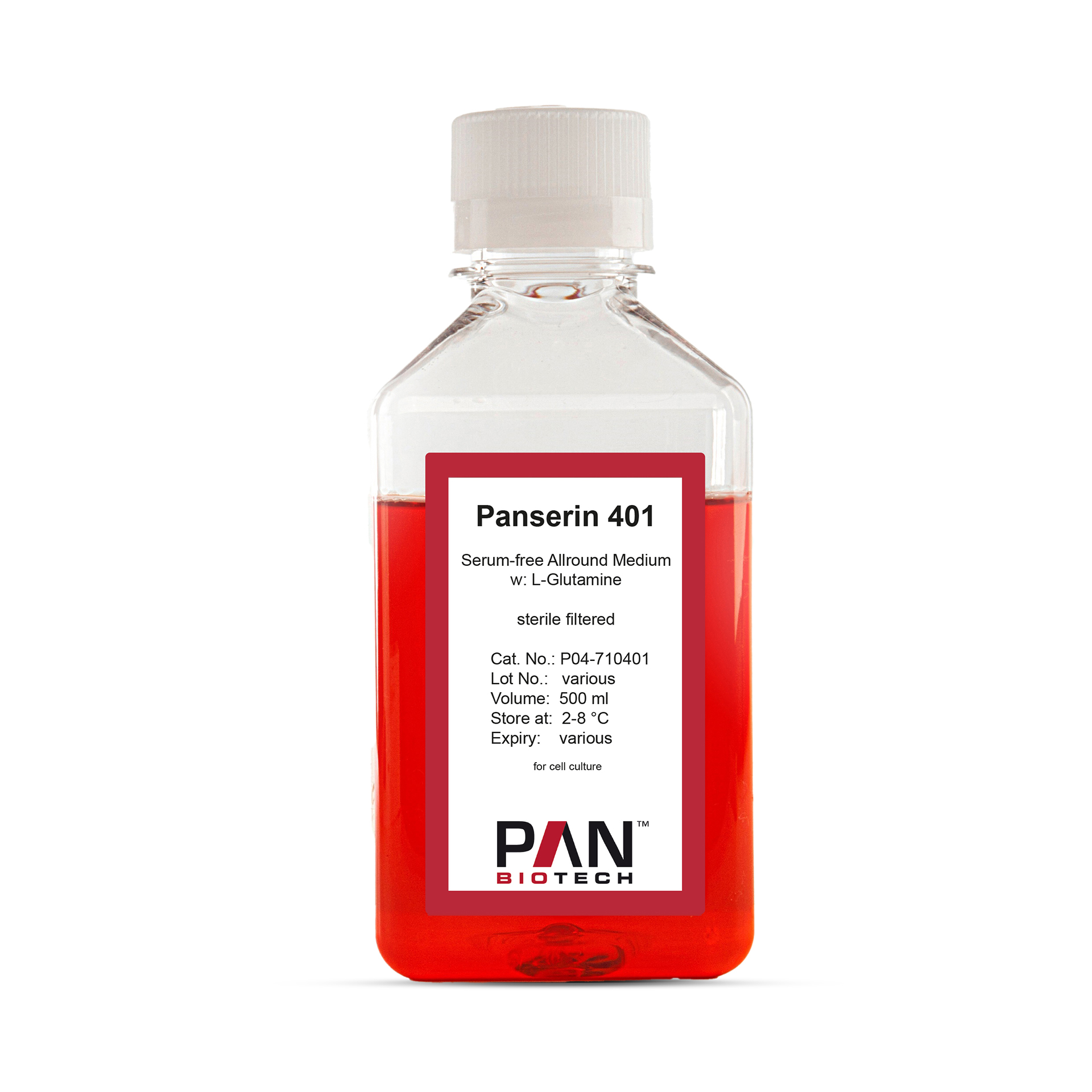 Panserin 401, Serum-free Allround Medium, w: L-Glutamine