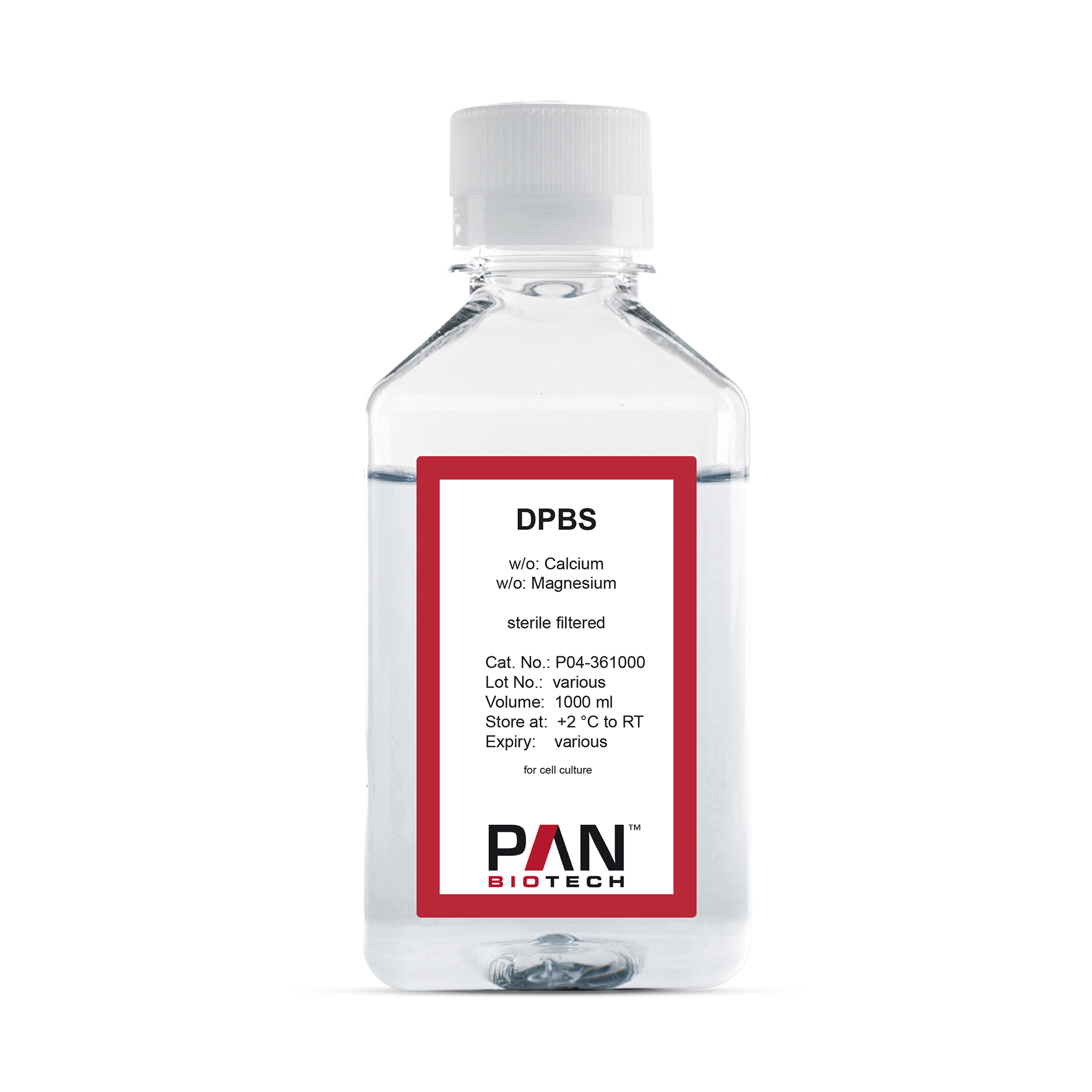 DPBS, w/o: Ca and Mg