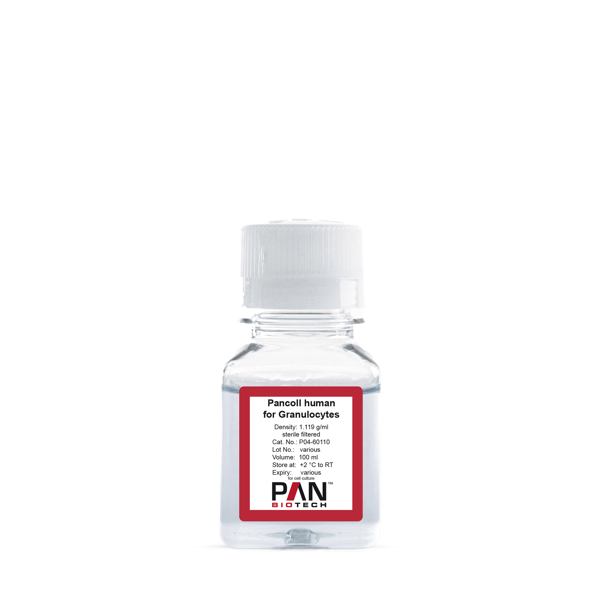 Pancoll human for Granulocytes, Density: 1.119 g/ml