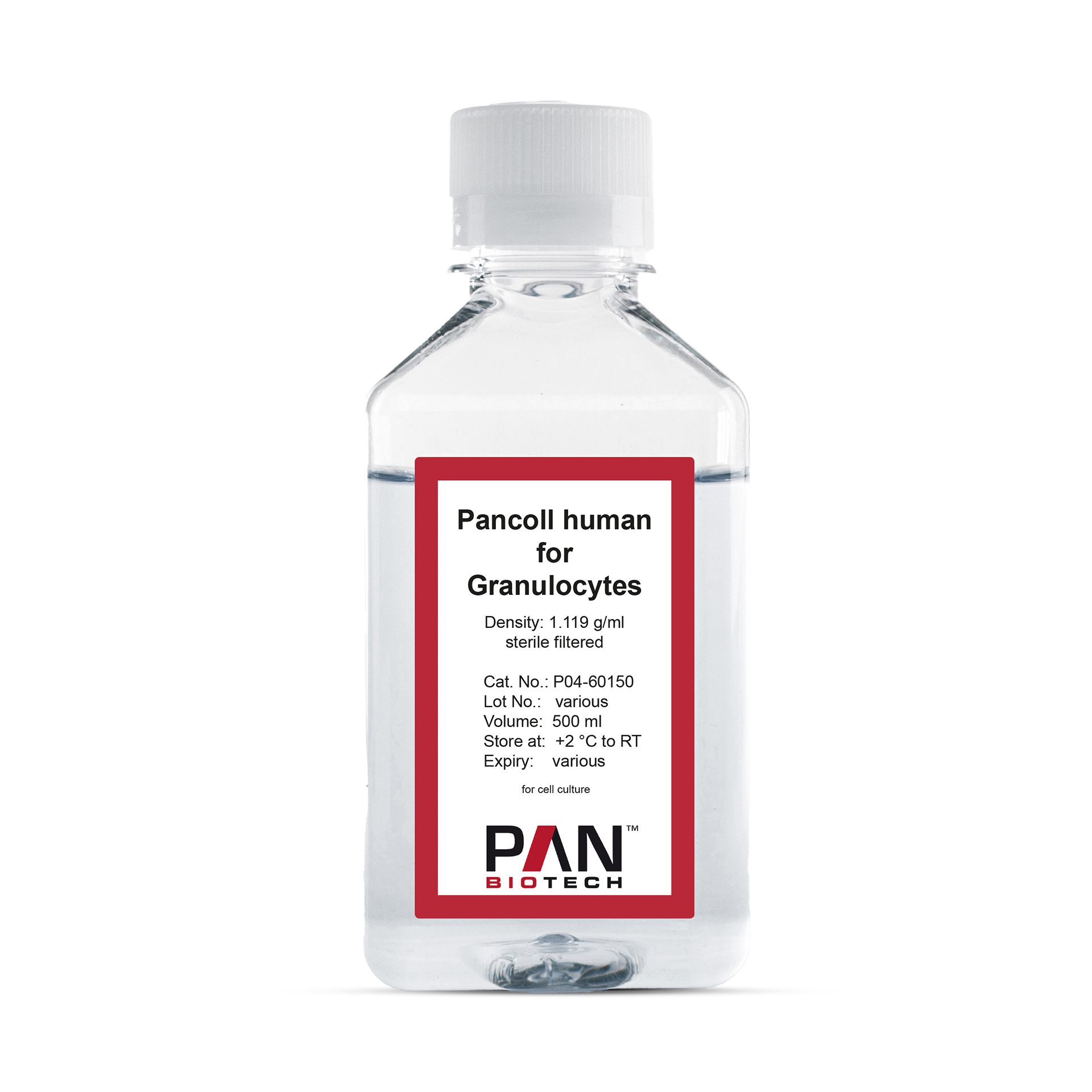 Pancoll human for Granulocytes, Density: 1.119 g/ml