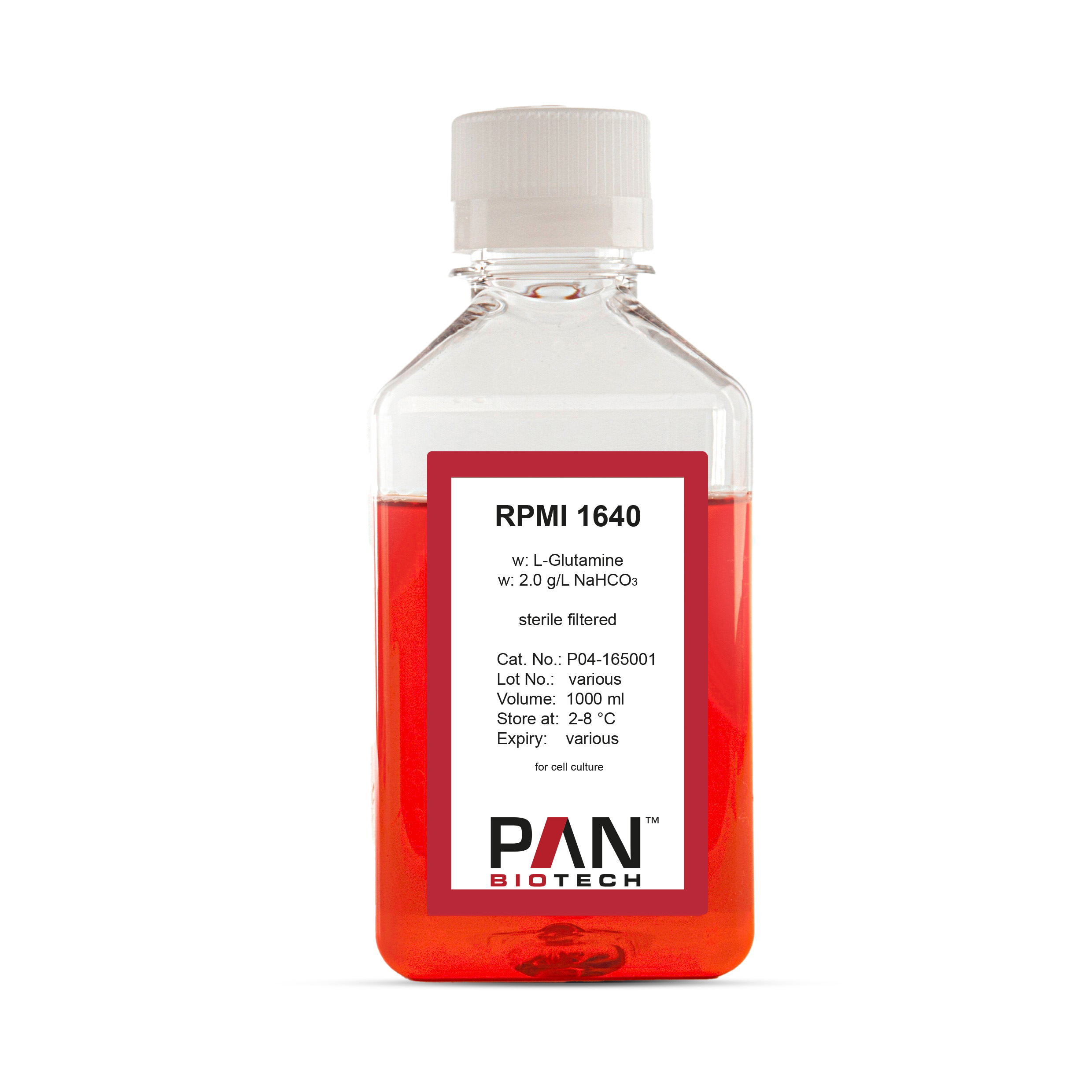 RPMI 1640, w: L-Glutamine, w: 2.0 g/L NaHCO3