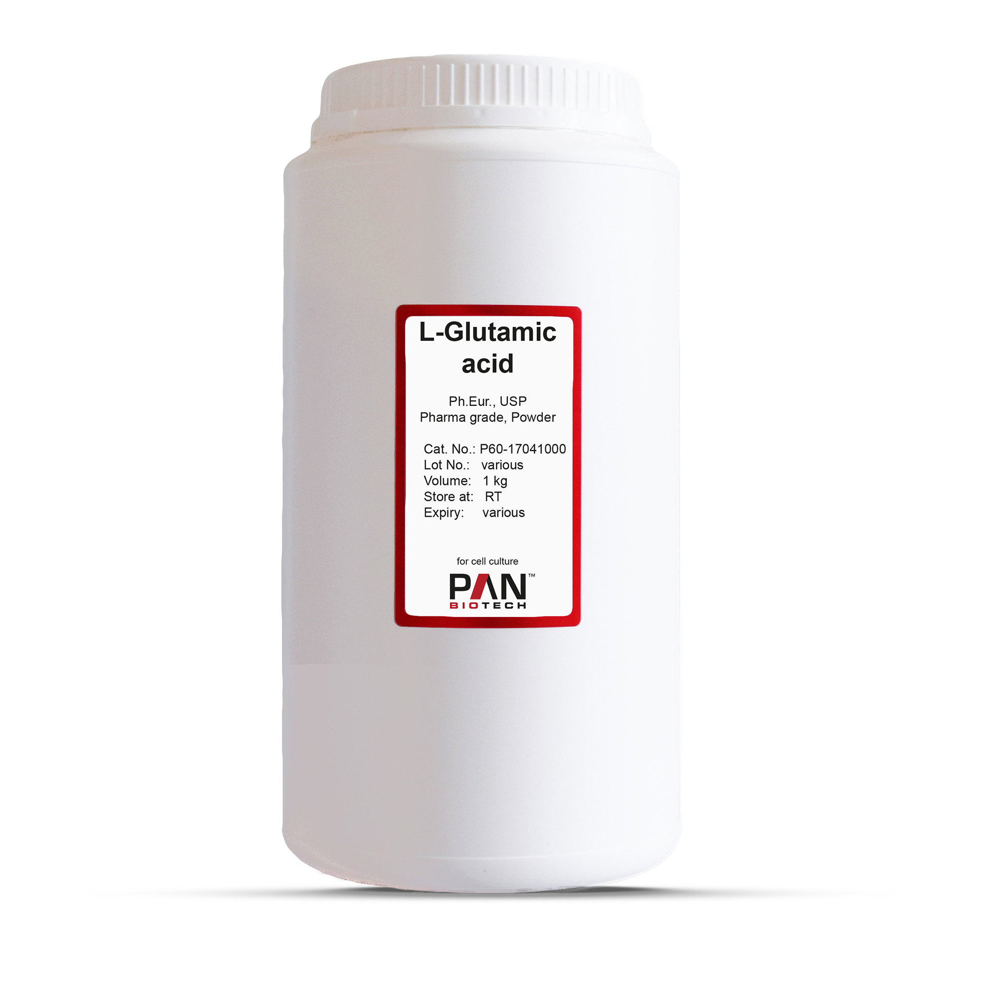 L-Glutamic acid (Ph. Eur.,USP) Pharma grade, Powder