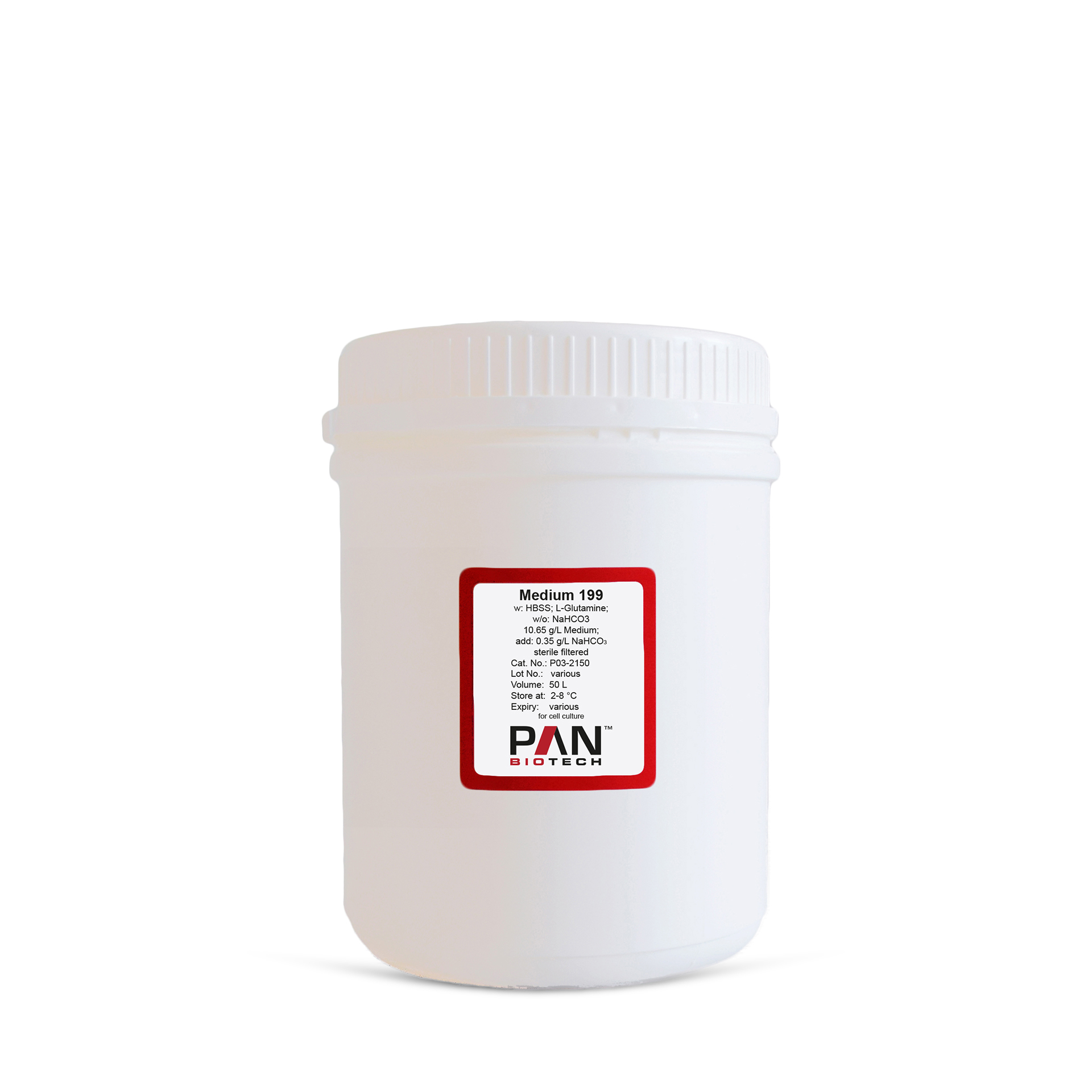 M199 w: HBSS, w: L-Glutamine, w/o: NaHCO3, Powder