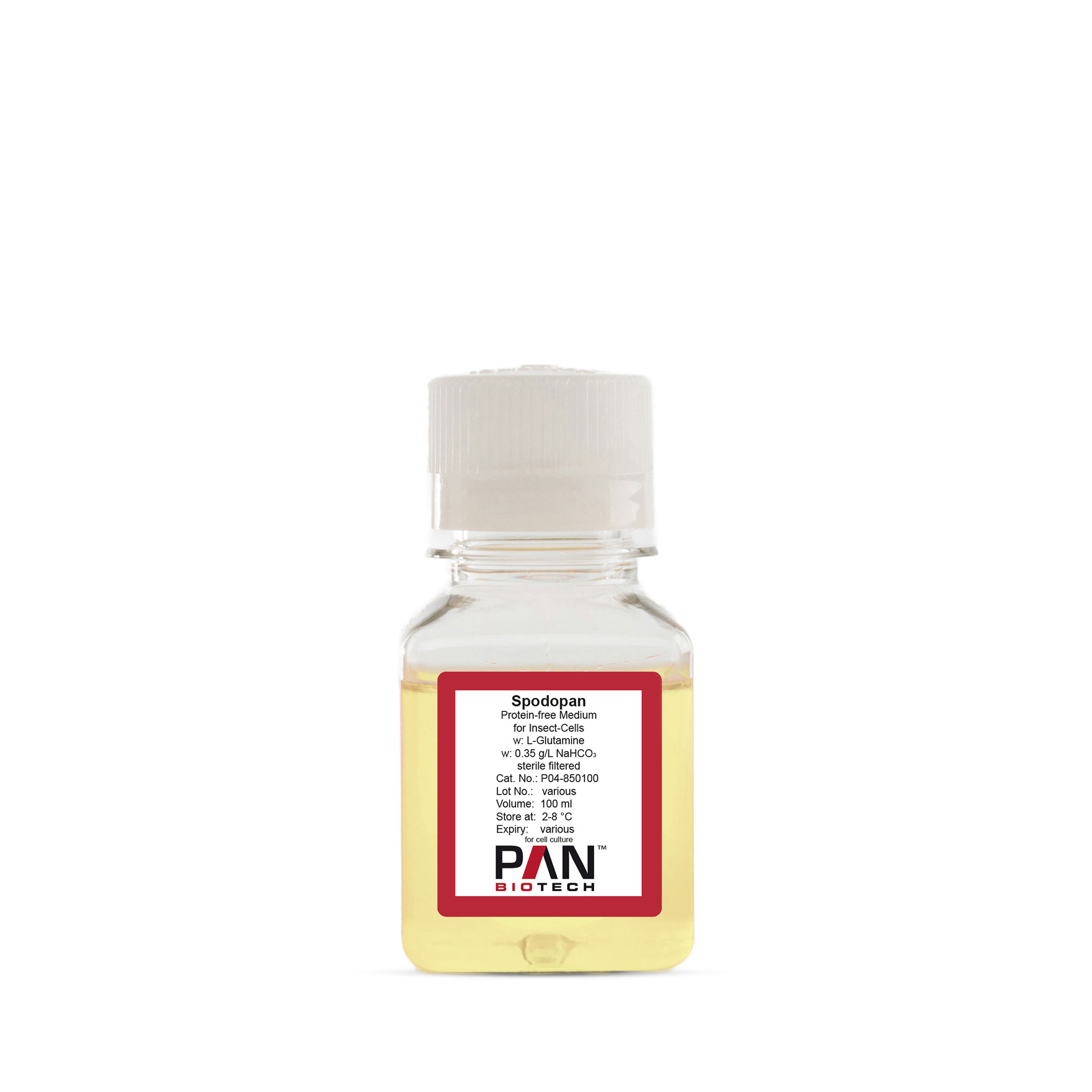 Spodopan, Protein-free medium for Insect-cells, w: L-Glutamine, w: 0.35 g/L NaHCO3