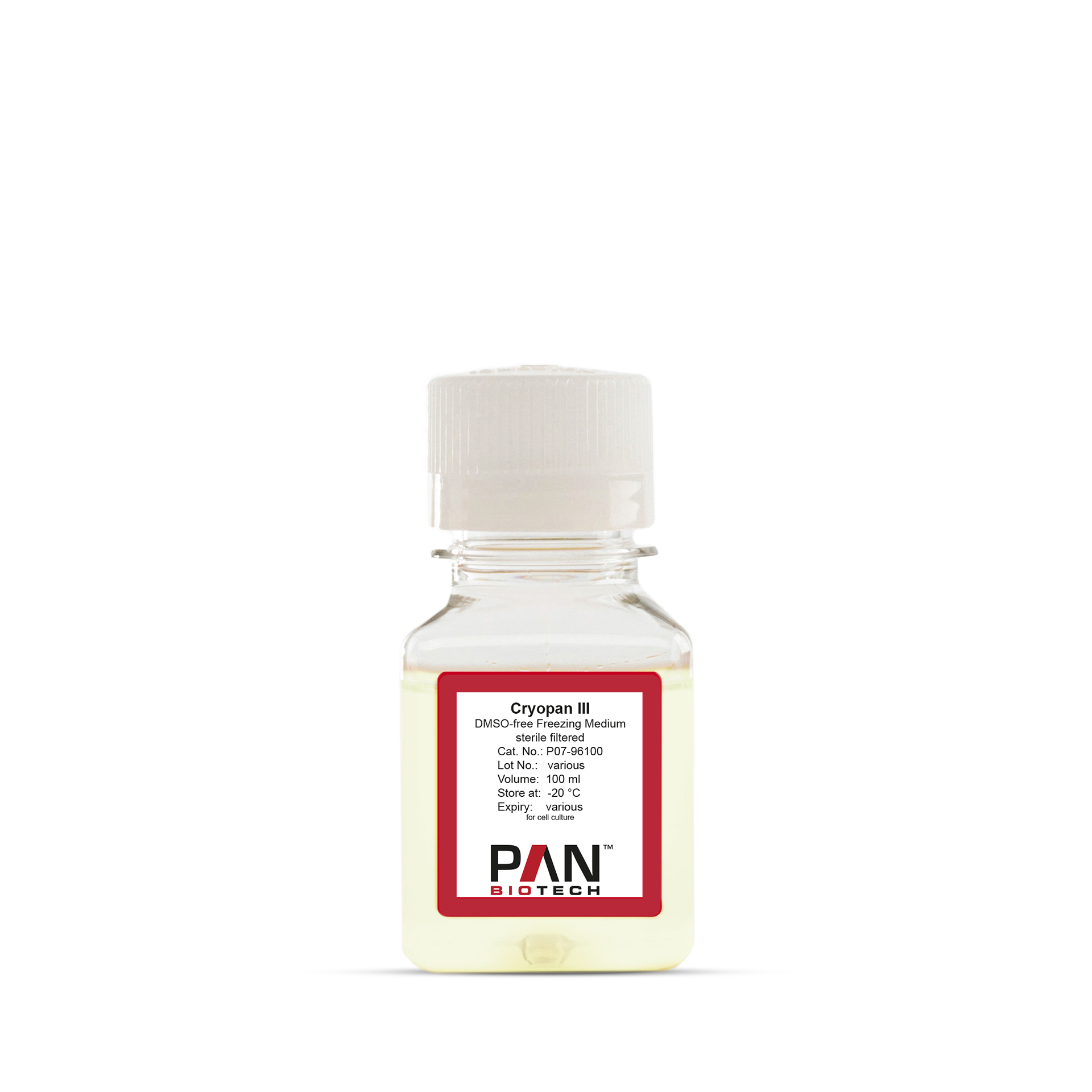 Cryopan III, DMSO-free Freezing medium