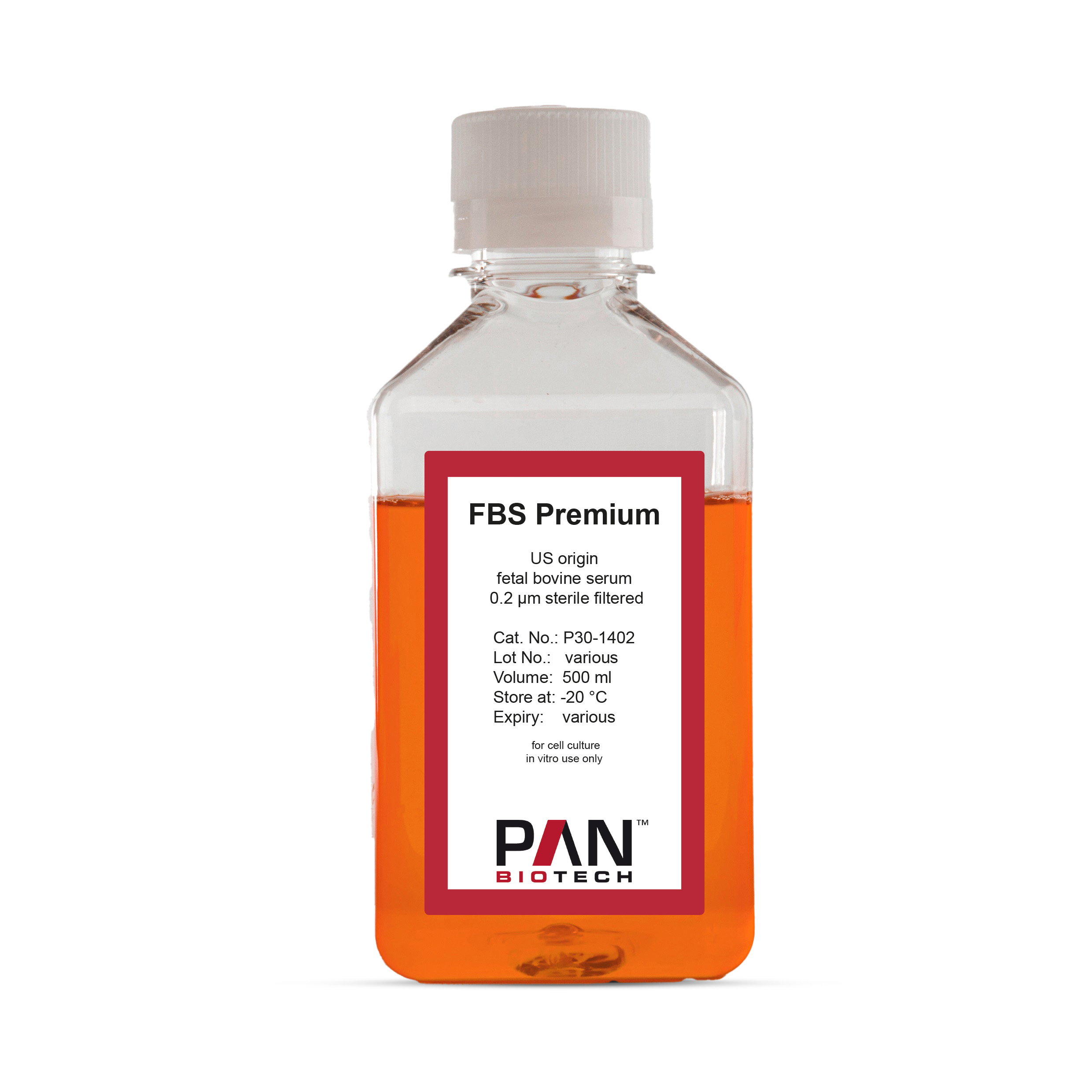 FBS Premium, US origin, fetal bovine serum, 0.2 µm sterile filtered