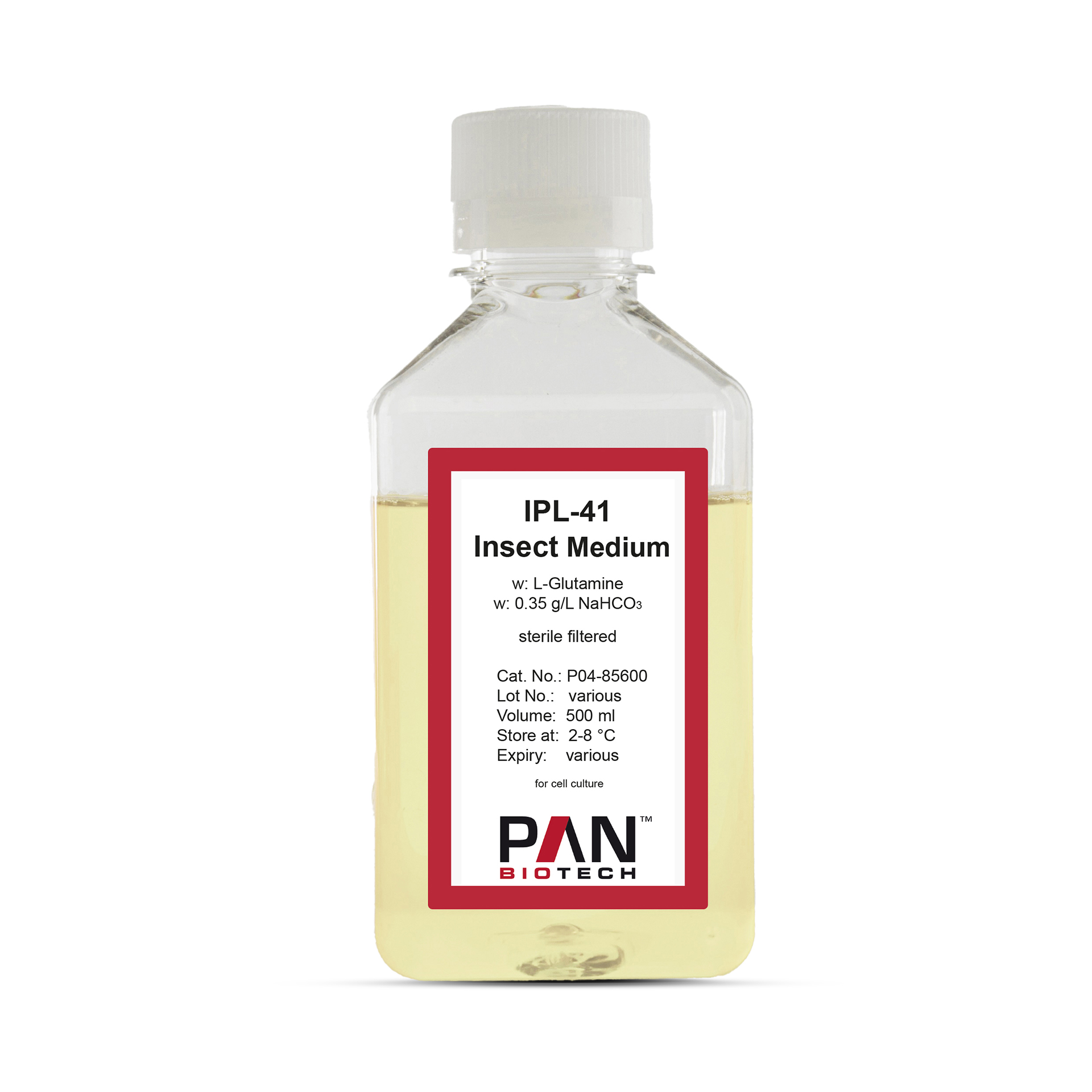 IPL-41 Insect Medium, w: L-Glutamine, w: 0.35 g/L NaHCO3