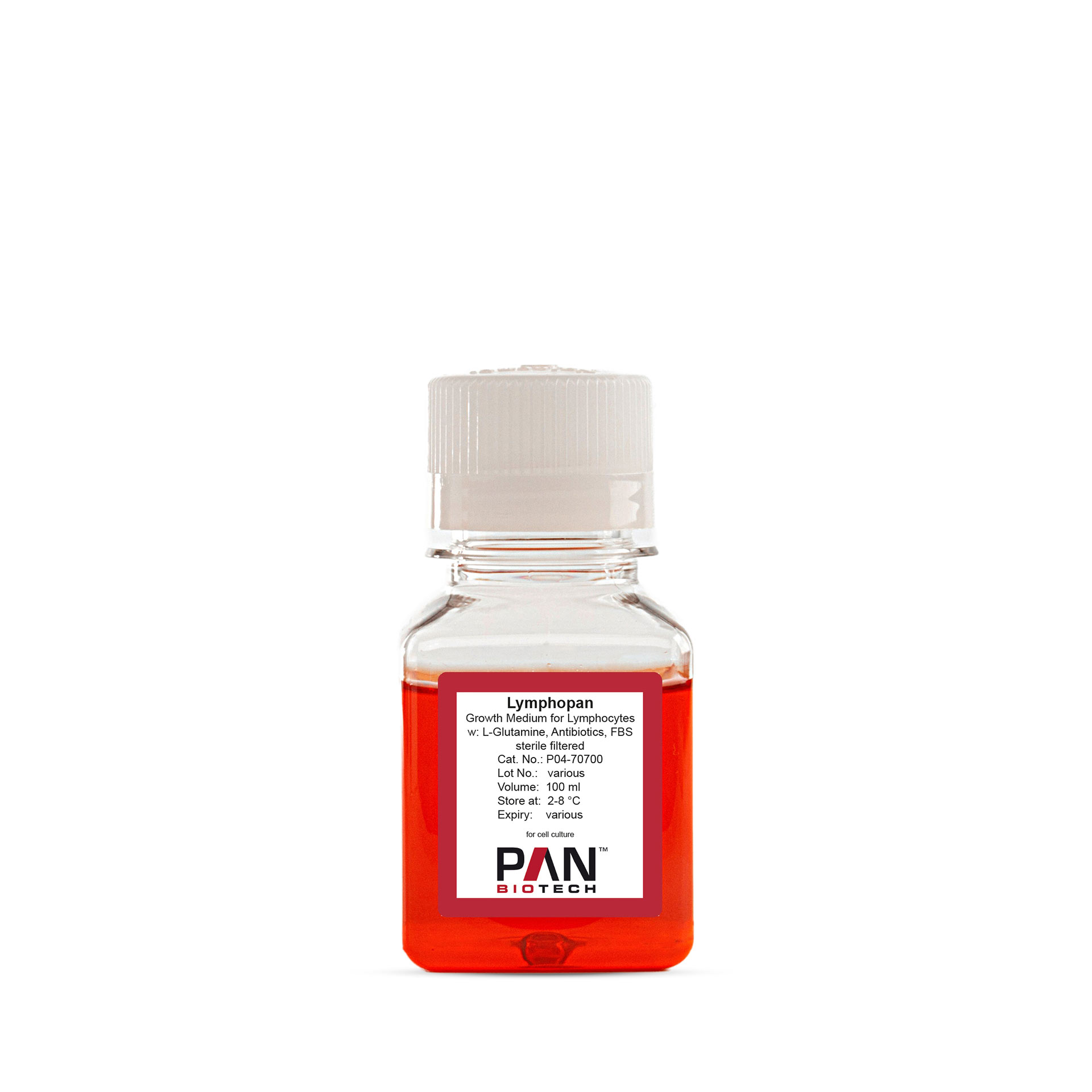 Lymphopan, Growth Medium for Lymphocytes, w: L-Glutamine, w: Antibiotics, w: FBS