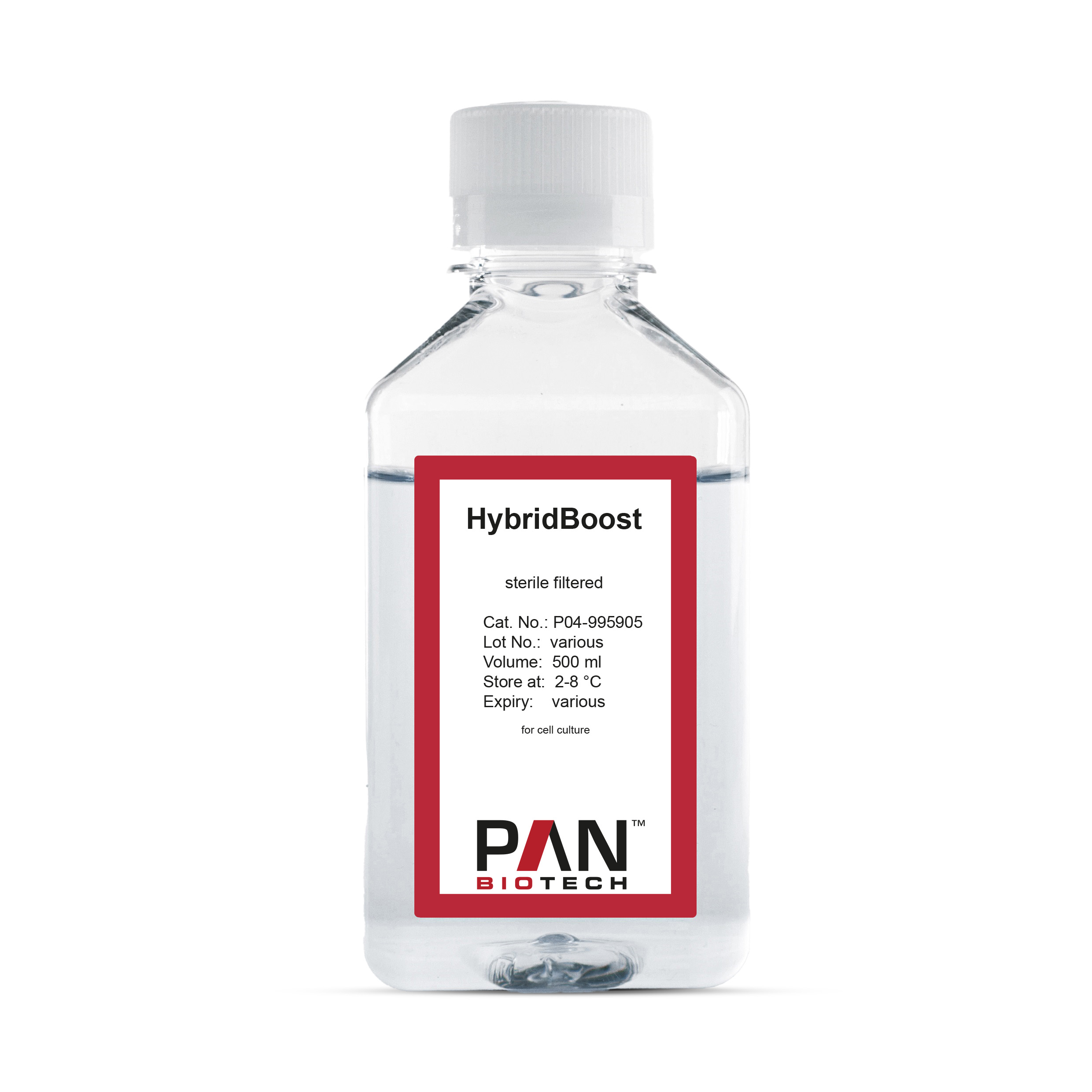 HybridBoost, w: stable Glutamine, w: Insulin hum. rec., w/o: Phenol red, w: 2.438 g/L NaHCO3