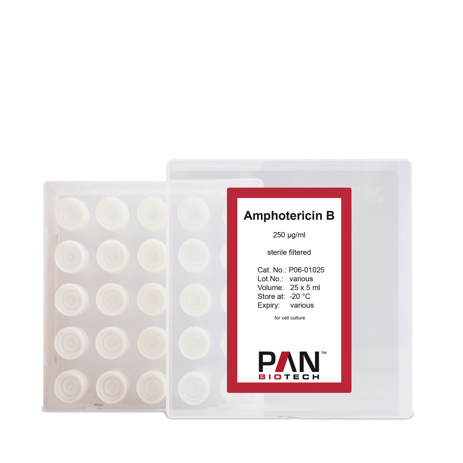 Amphotericin B, 250 µg/ml