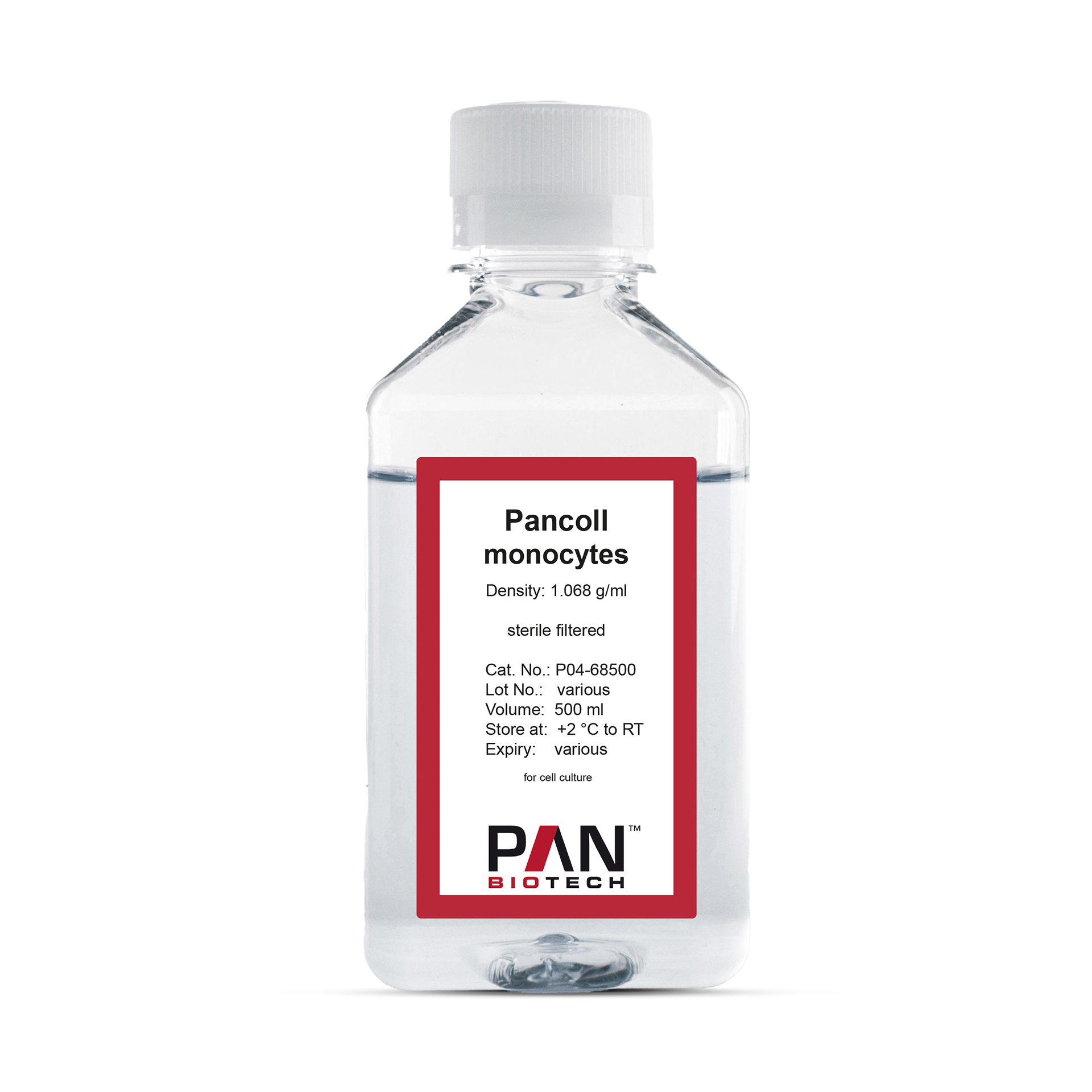 Pancoll monocytes, Density: 1.068 g/ml