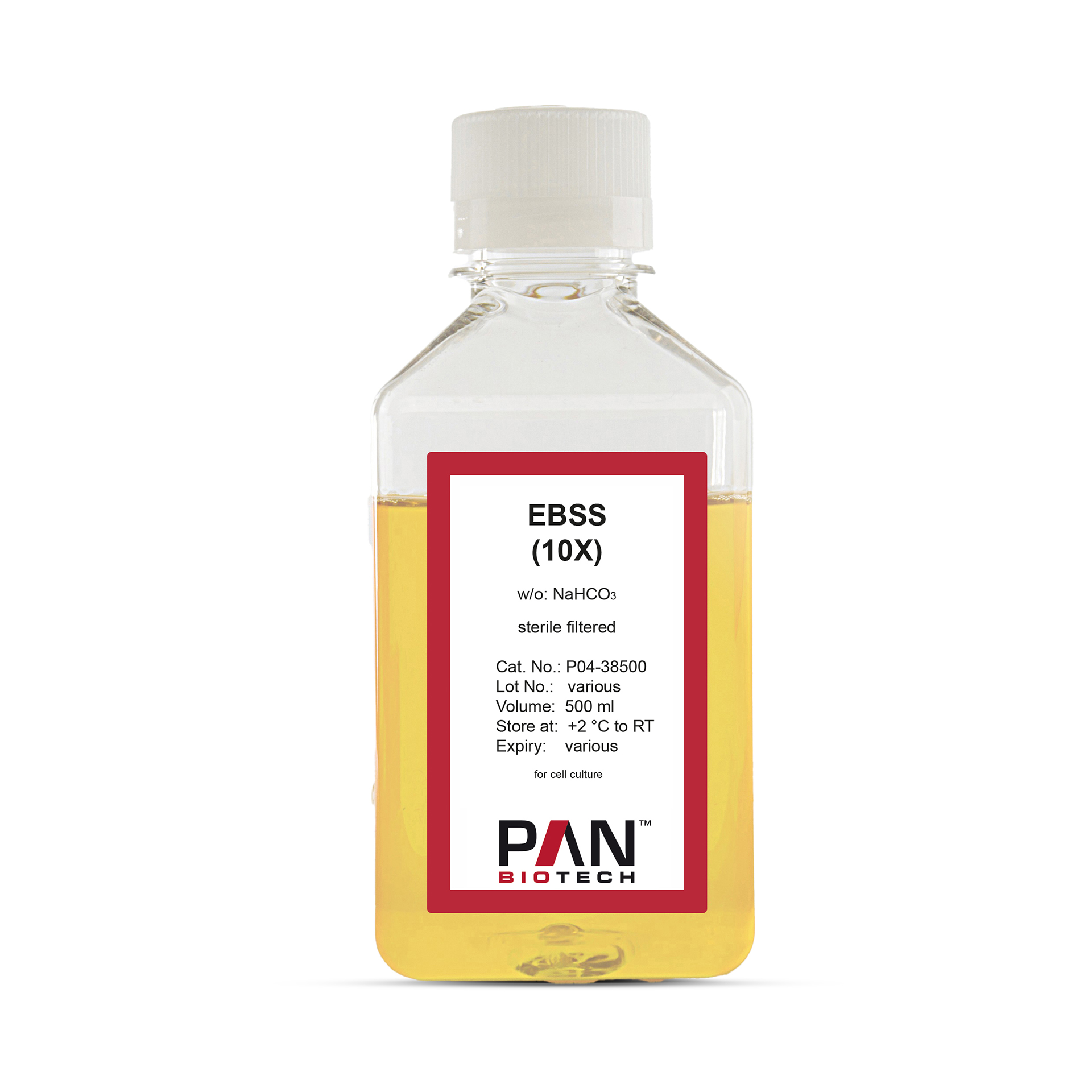 EBSS, (10x), w/o: NaHCO3