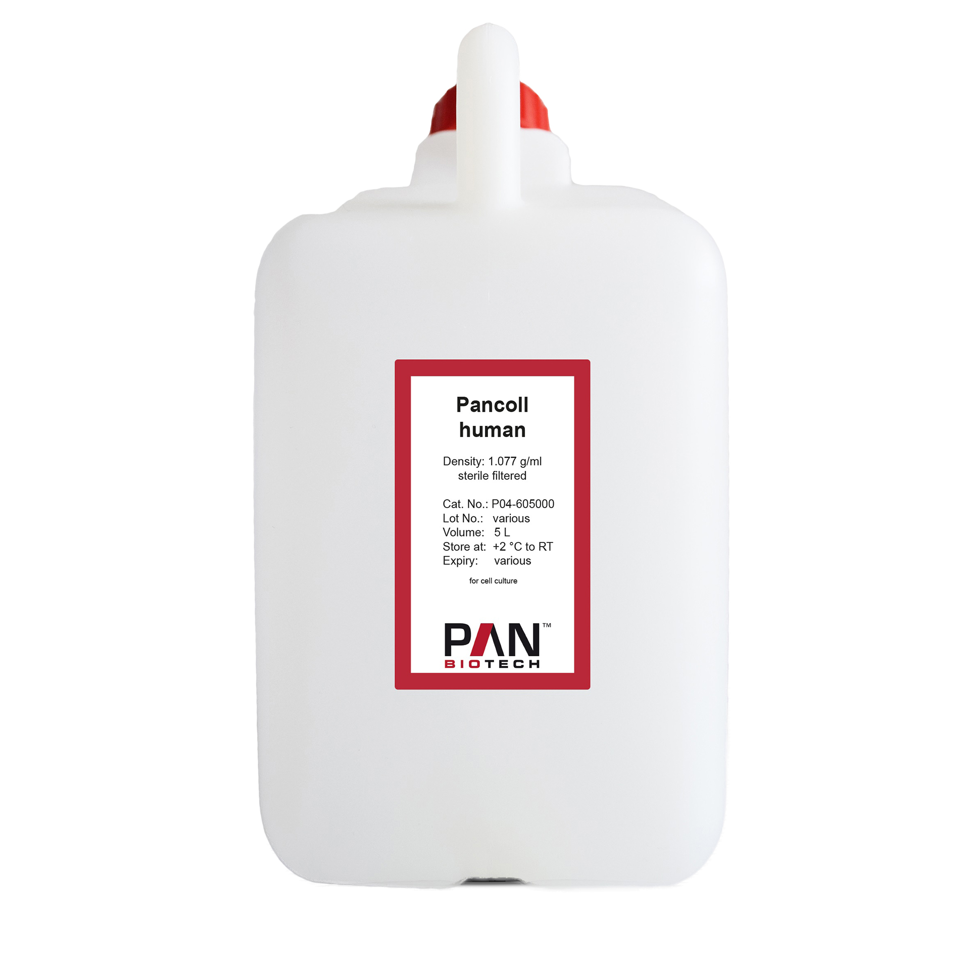 Pancoll human, Density: 1.077 g/ml