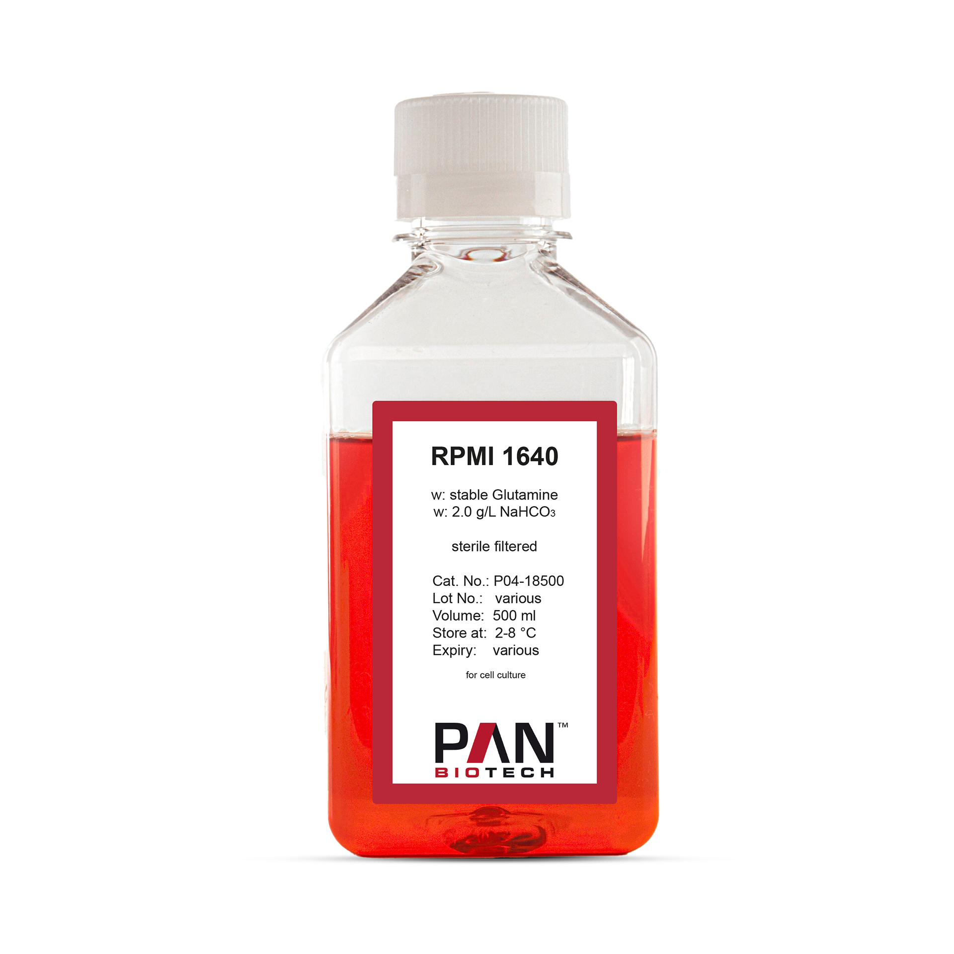 RPMI 1640, w: stable Glutamine, w: 2.0 g/L NaHCO3
