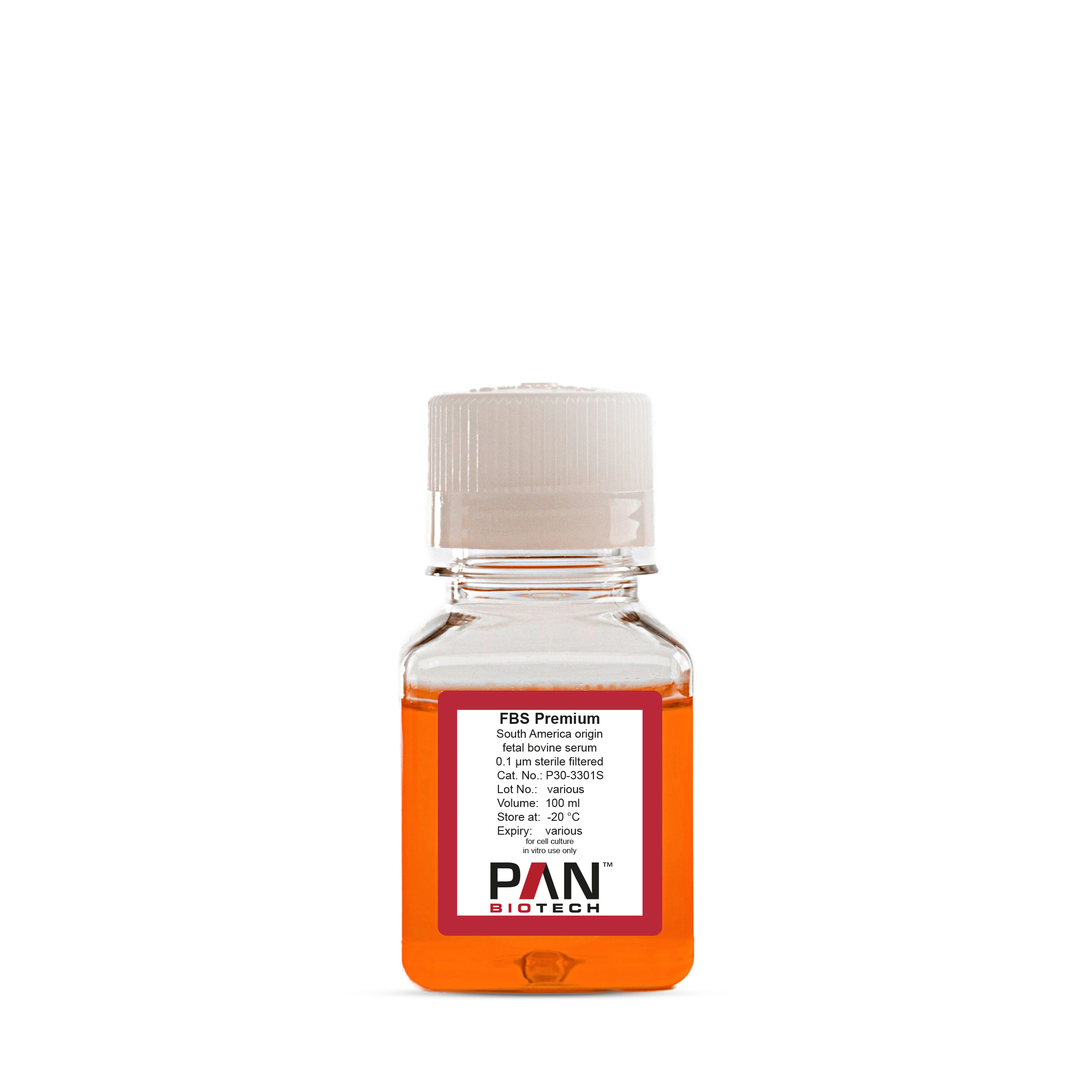 FBS Premium, South America origin, fetal bovine serum, 0.1 µm sterile filtered