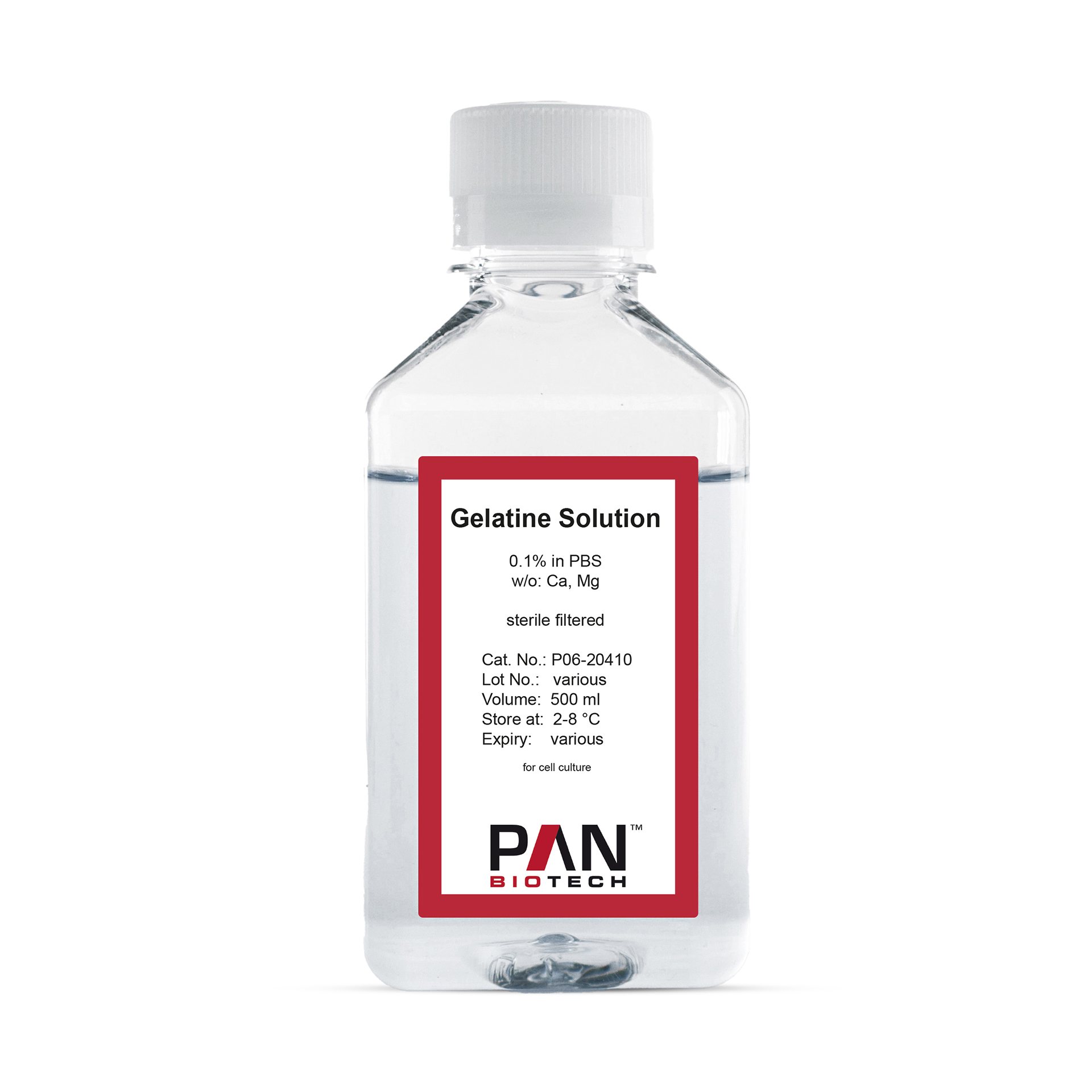 Gelatine solution 0,1 % in DPBS