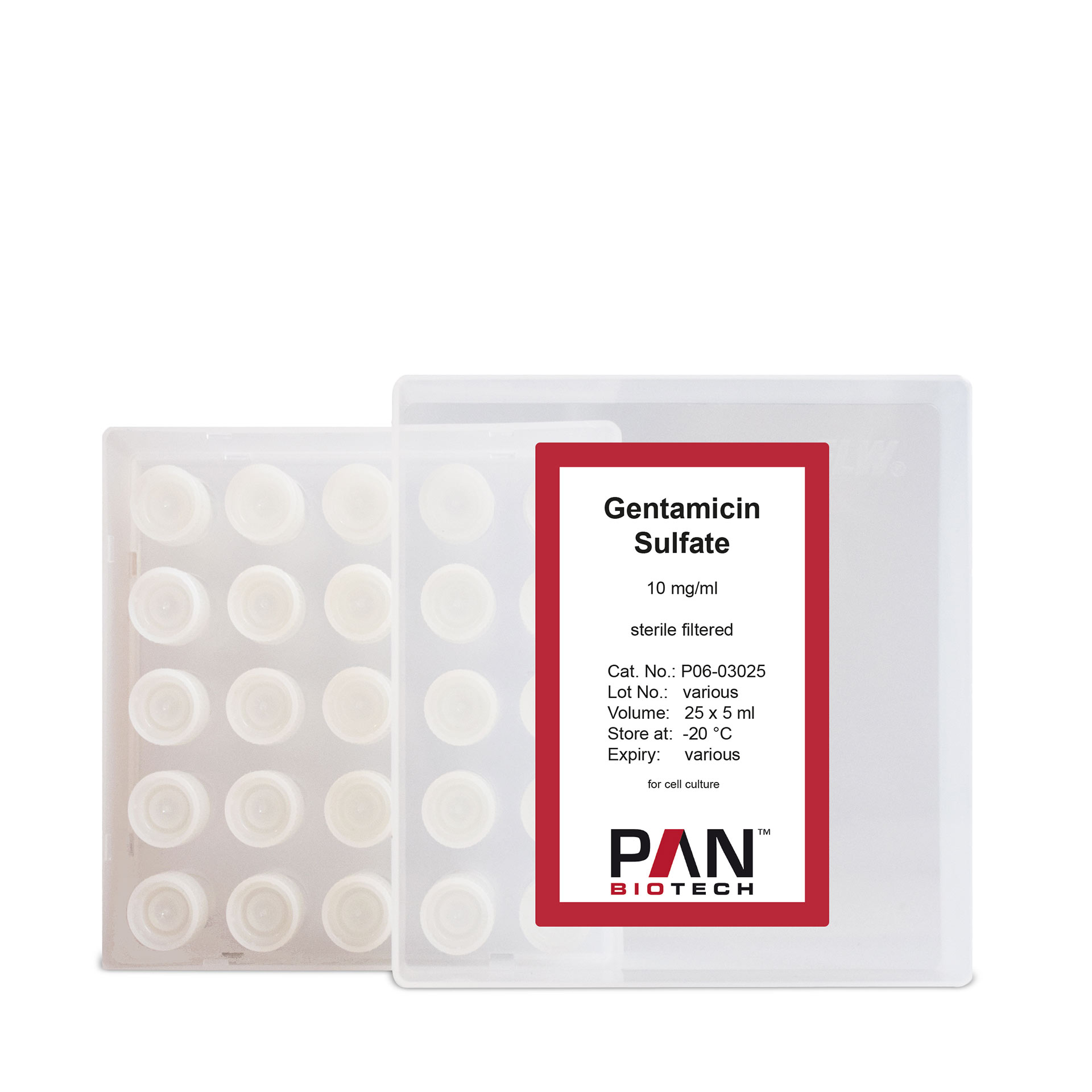 Gentamicin sulfate, 10 mg/ml
