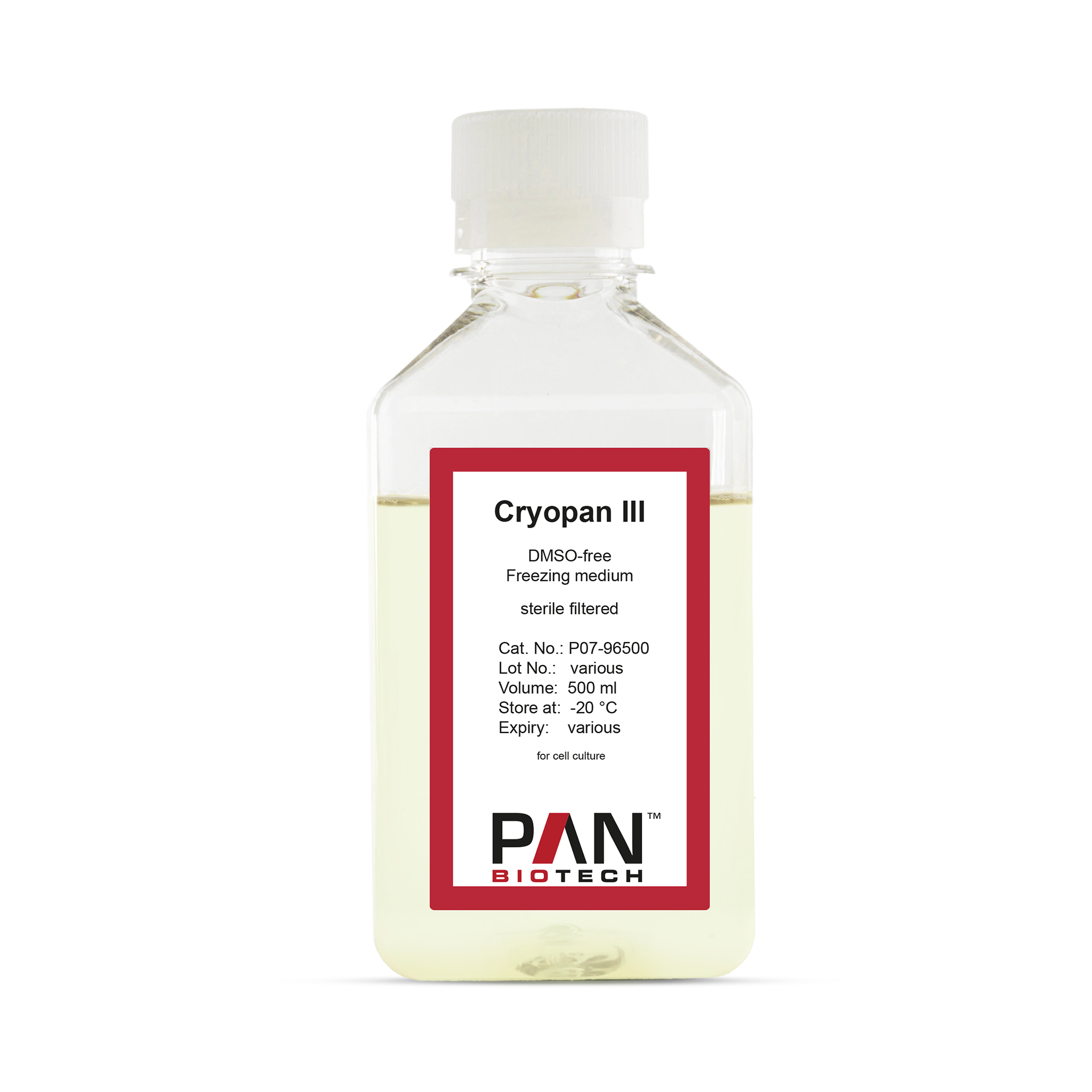 Cryopan III, DMSO-free Freezing medium