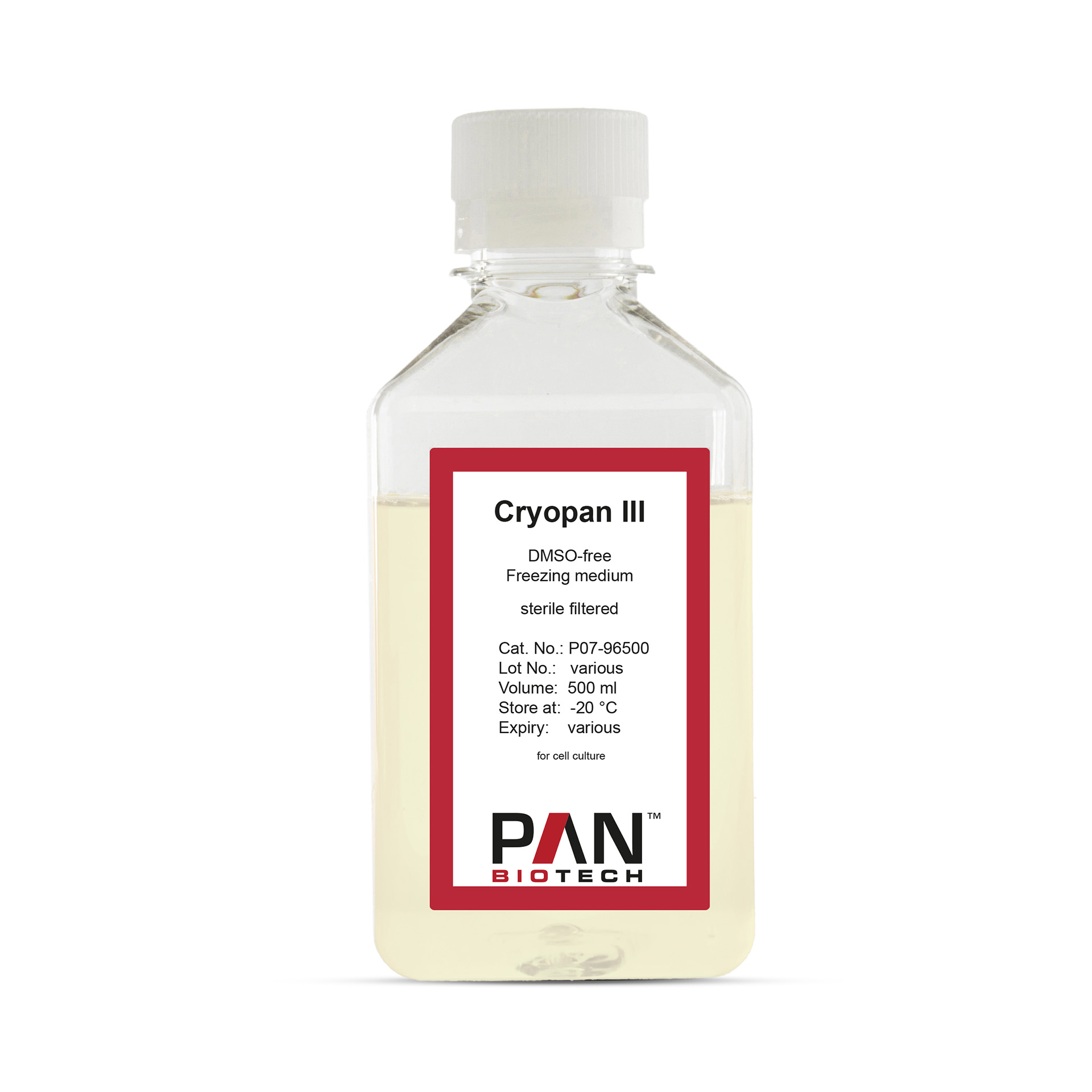 Cryopan III, DMSO-free Freezing medium