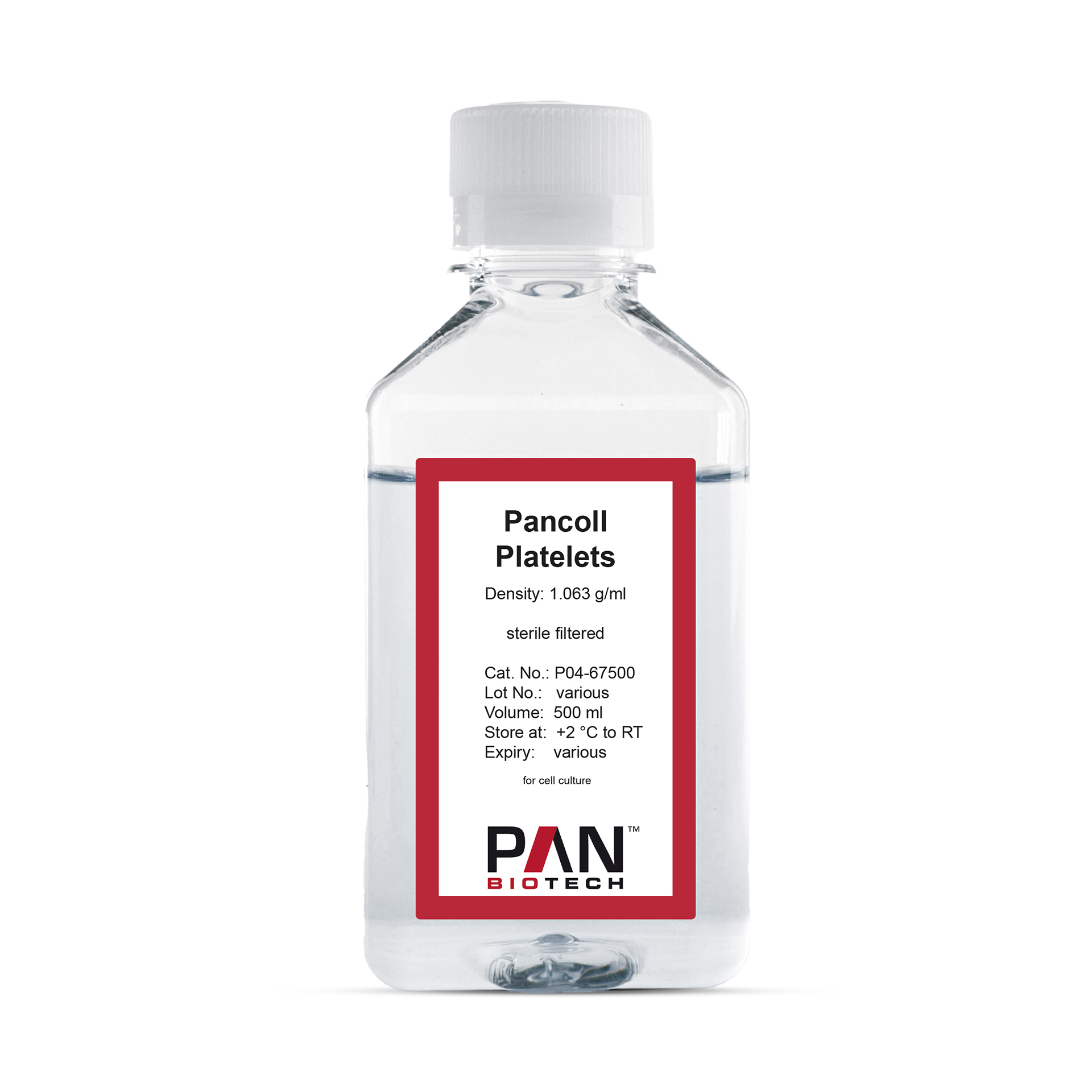 Pancoll Platelets, Density: 1.063 g/ml