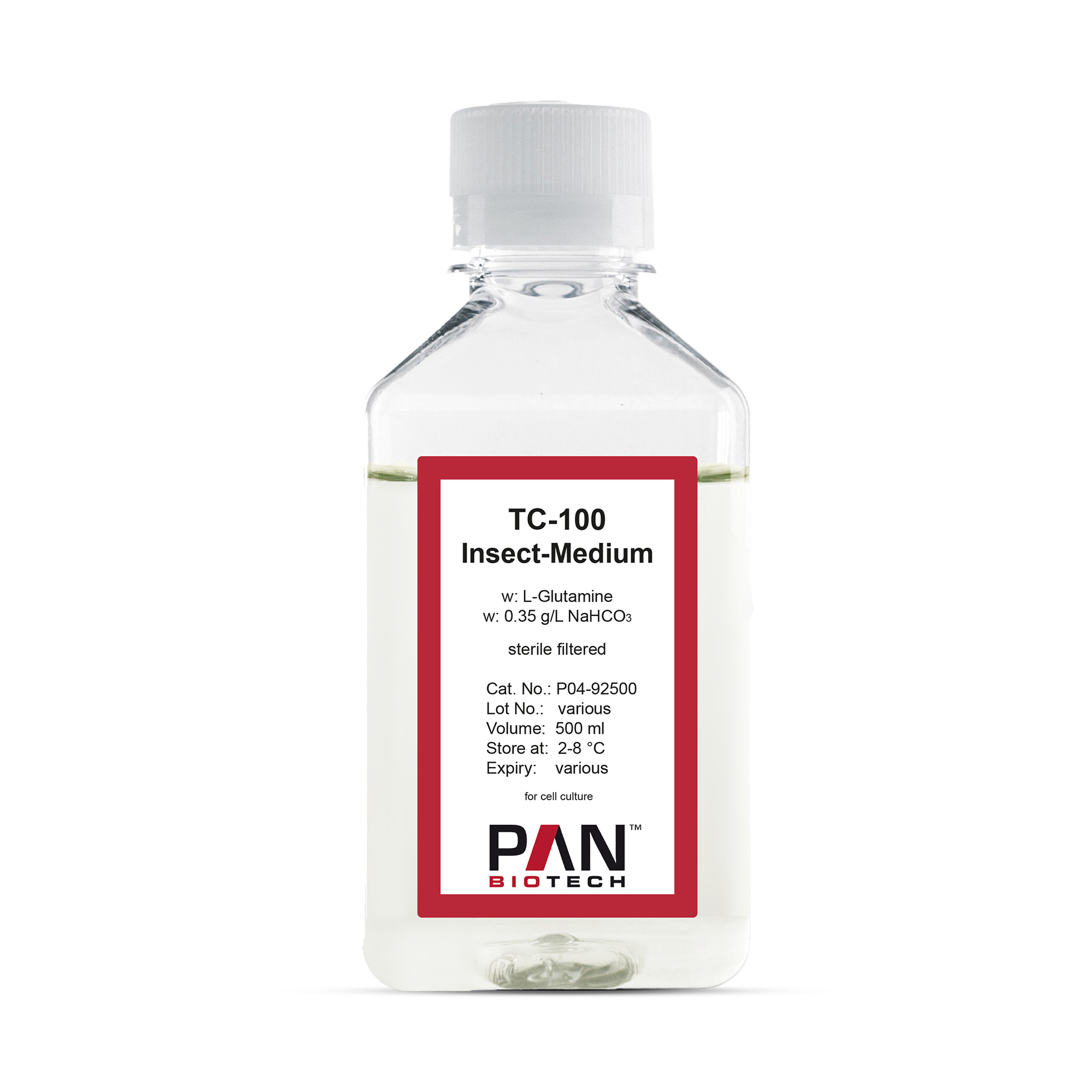 TC-100 Insect Medium, w: L-Glutamine, w: 0.35 g/L NaHCO3