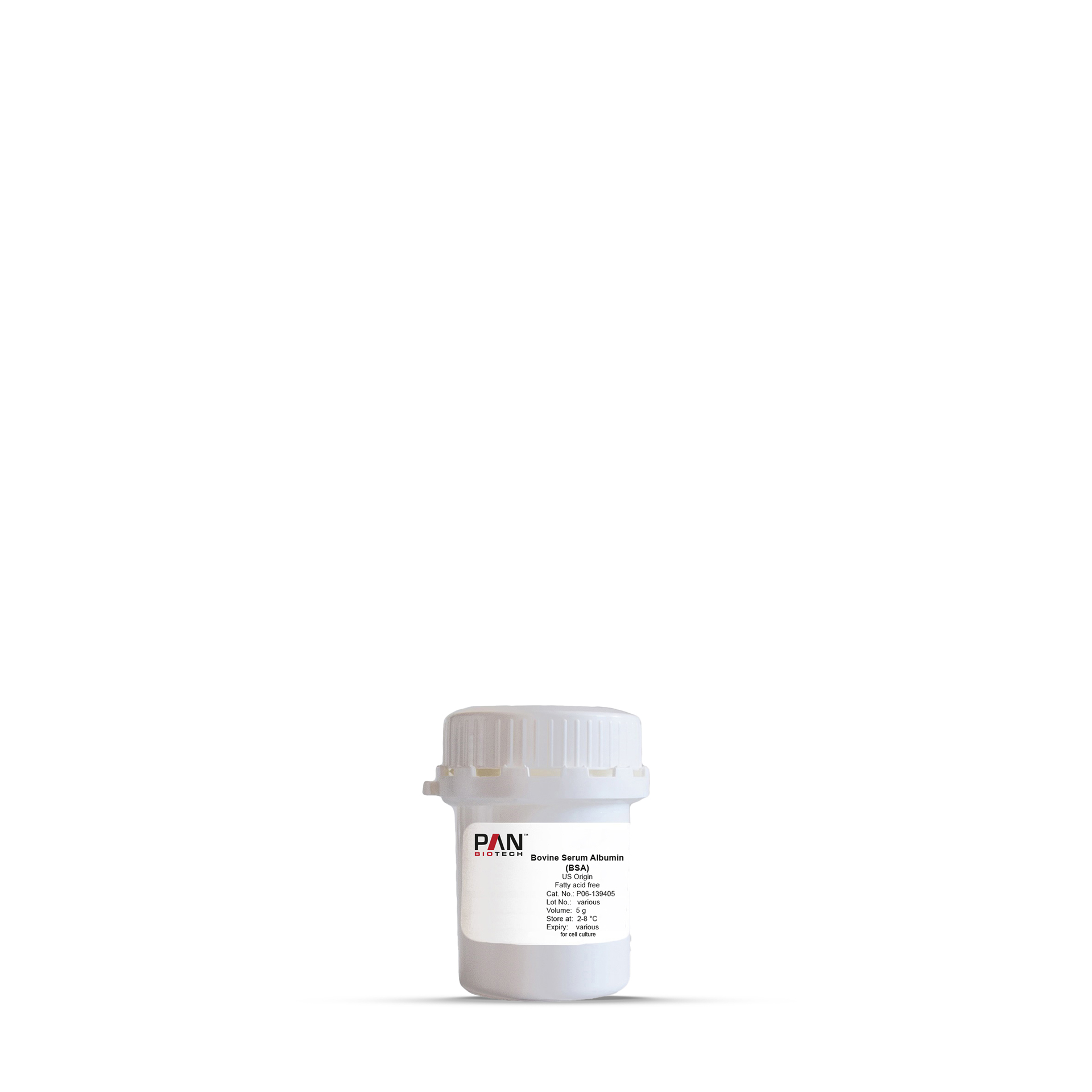 Bovine Serum Albumin (BSA), US Origin, Fatty acid free, lyophilized powder