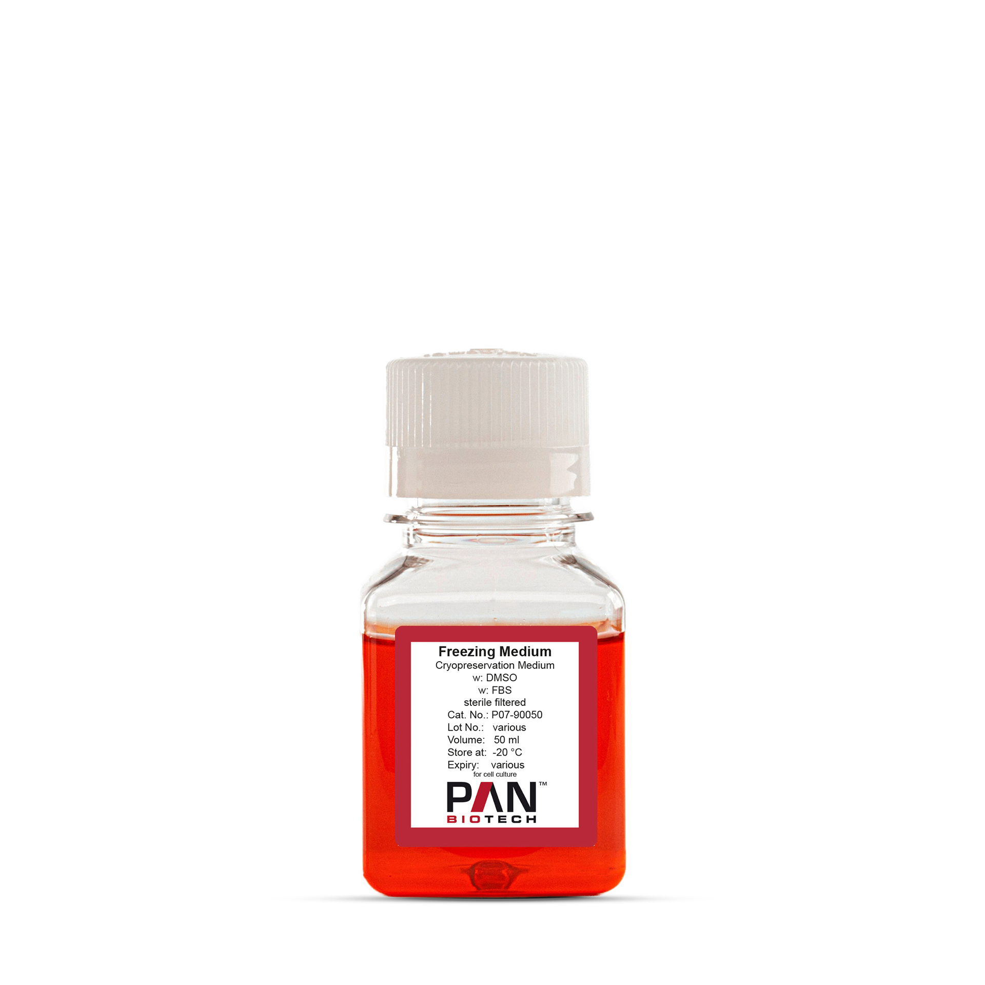 Freezing medium, Cryopreservation-Medium, w: DMSO, w: FBS