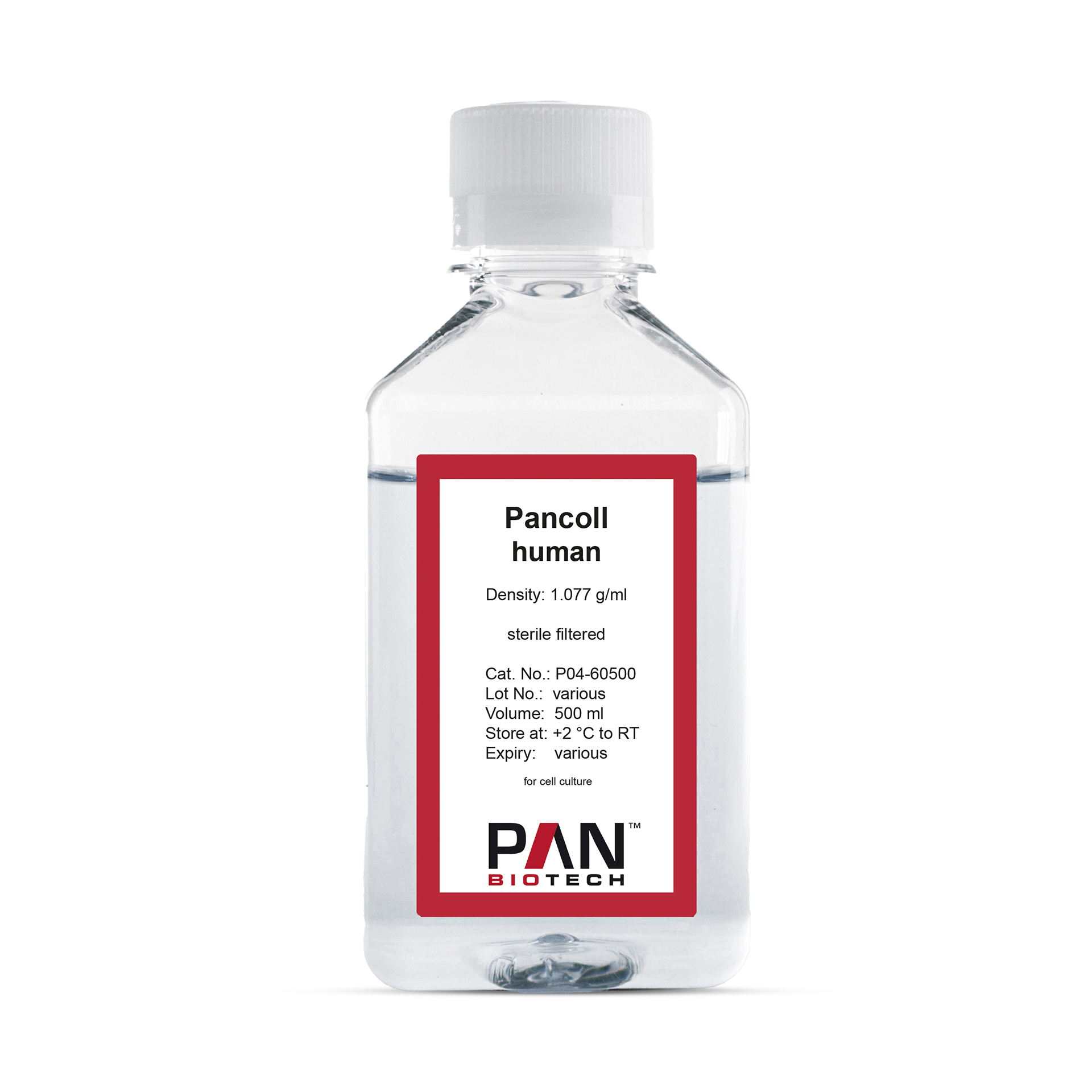 Pancoll human, Density: 1.077 g/ml