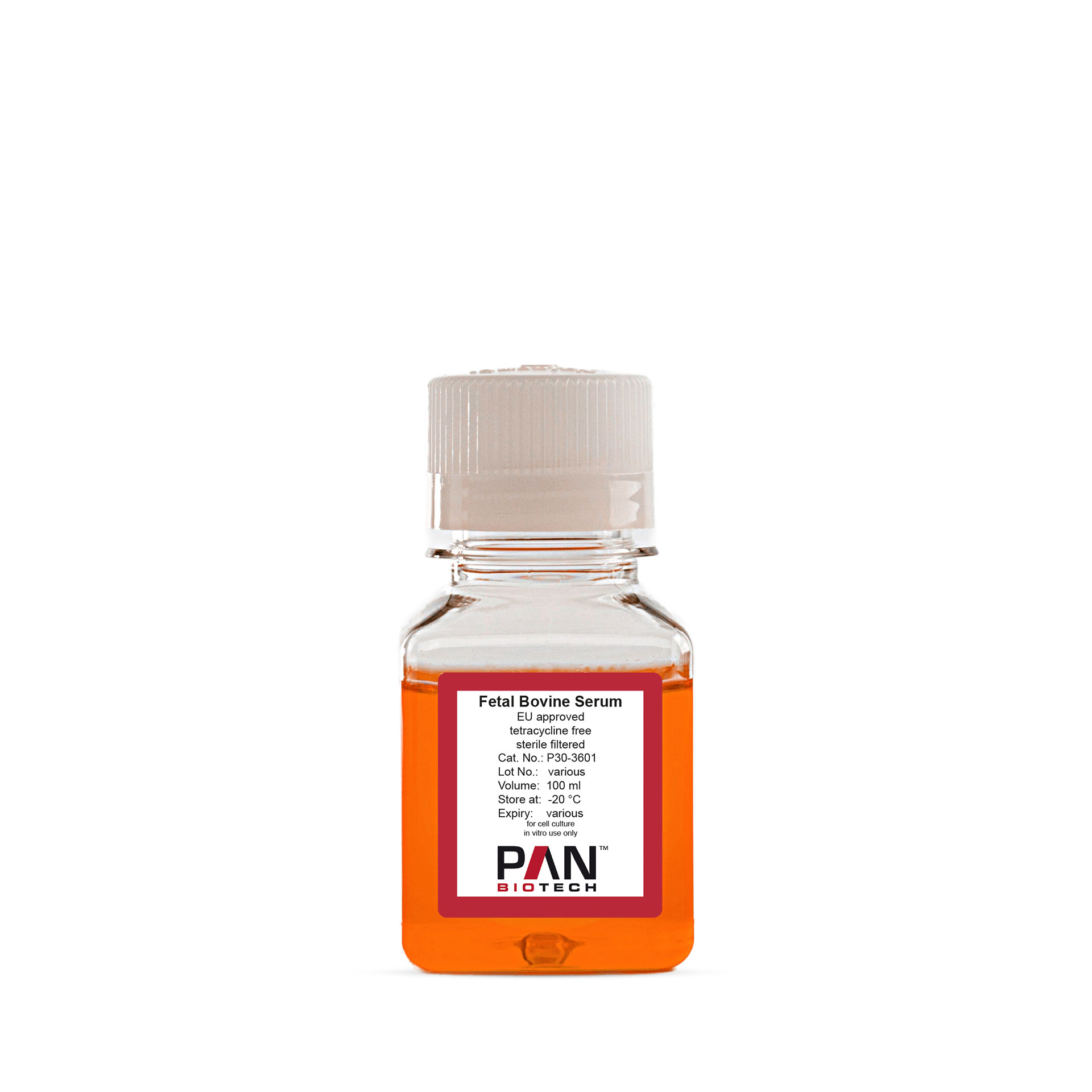 FBS Premium, South America origin, fetal bovine serum, tetracycline free, 0.2 µm sterile filtered